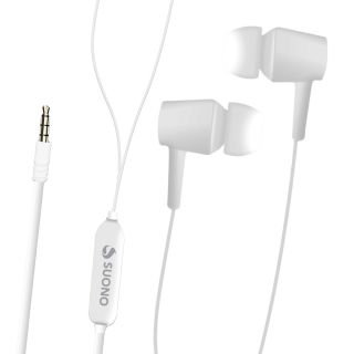 Auricular Cableados In Ear Microfono Deportivos Blanco