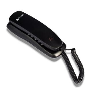 Telefono De Linea Fijo Mesa Con Cable Volumen Negro